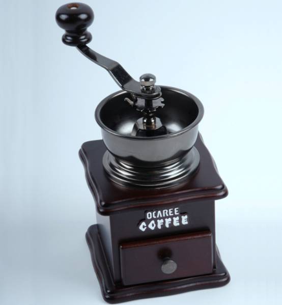 专柜正品 OCAREE仿古咖啡豆手摇磨豆机 磨粉机